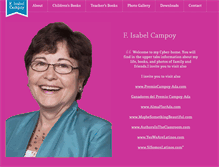 Tablet Screenshot of isabelcampoy.com